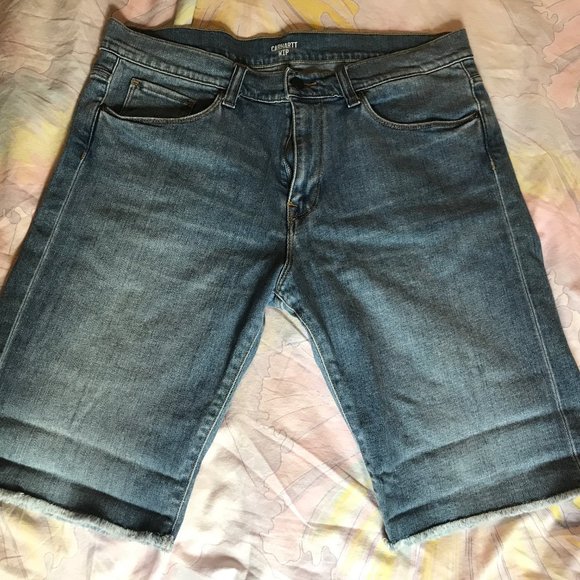 Carhartt WIP Swell Short - Blue Worn Bleached - 32 (fits like 33) - Picture 2 of 6